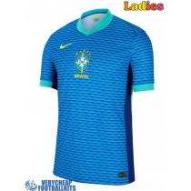 Brazil Replica Away Shirt Ladies Copa America 2024 Short Sleeve